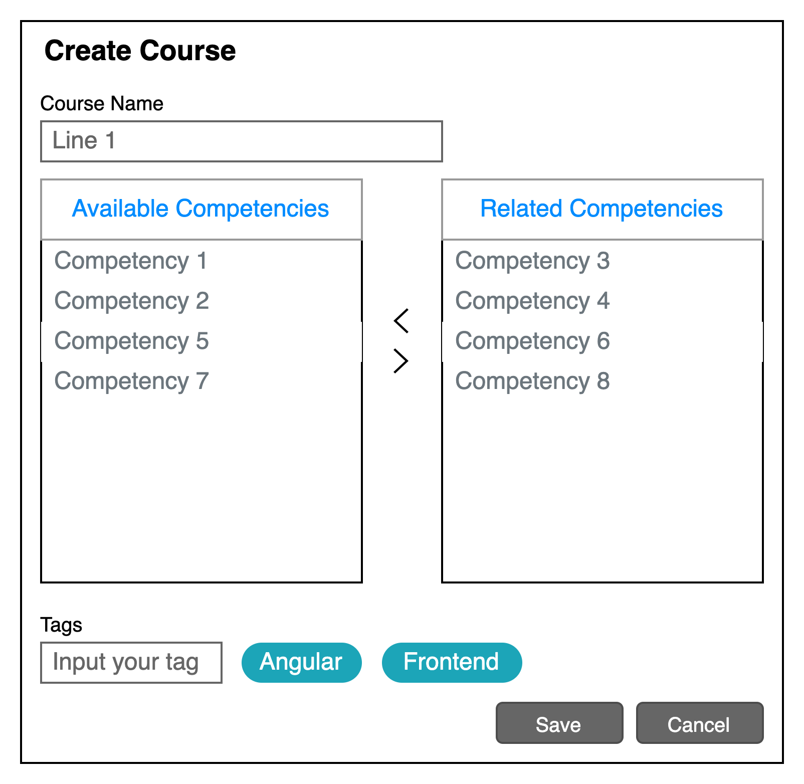 create course